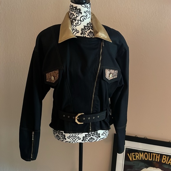 Vintage 90s Cache Jacket with full frontal zipper - Picture 9 of 13